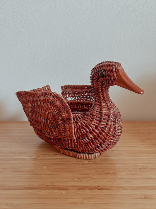 Wicker Duck Basket